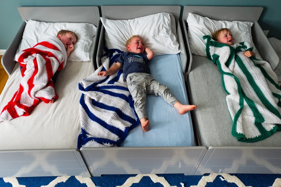 Four boys and a girl