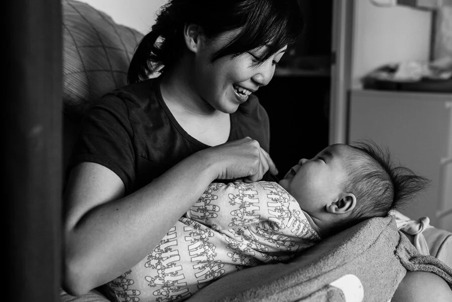 Amos' Nursing Photo Session | Bay Area Baby Photography