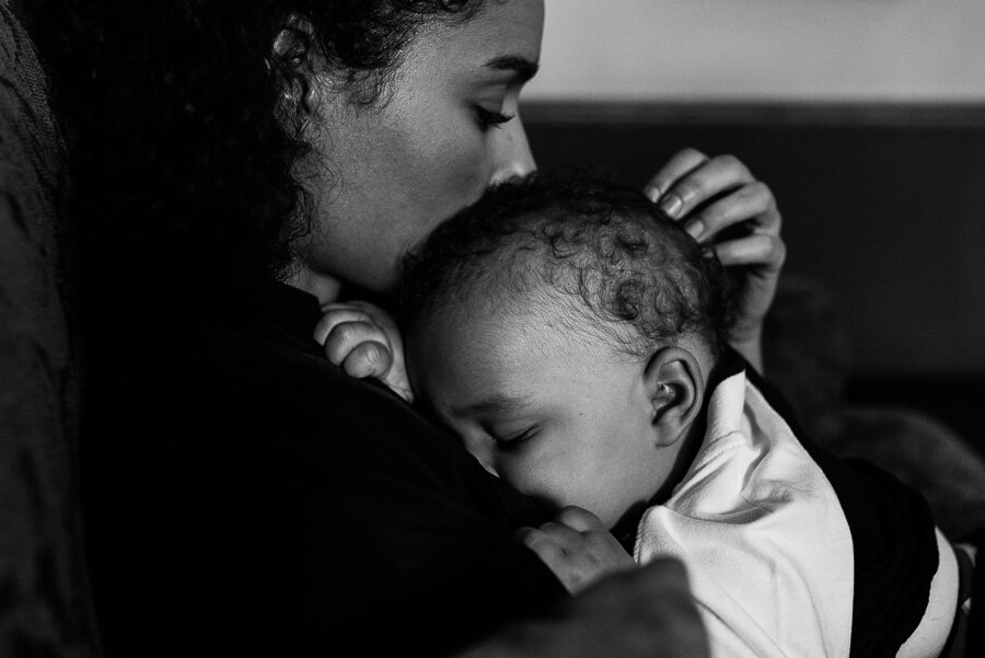 Mommy and Elliott | In-Home Baby Session In San Jose