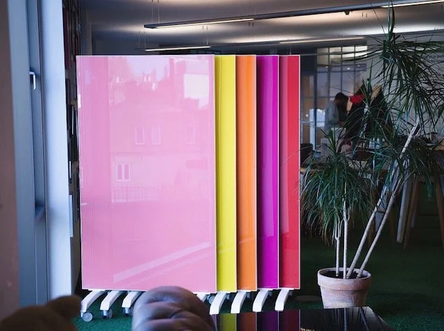 Colour Your Workspace - Custom Glass Whiteboards in RAL, Dulux & Farrow & Ball Colours