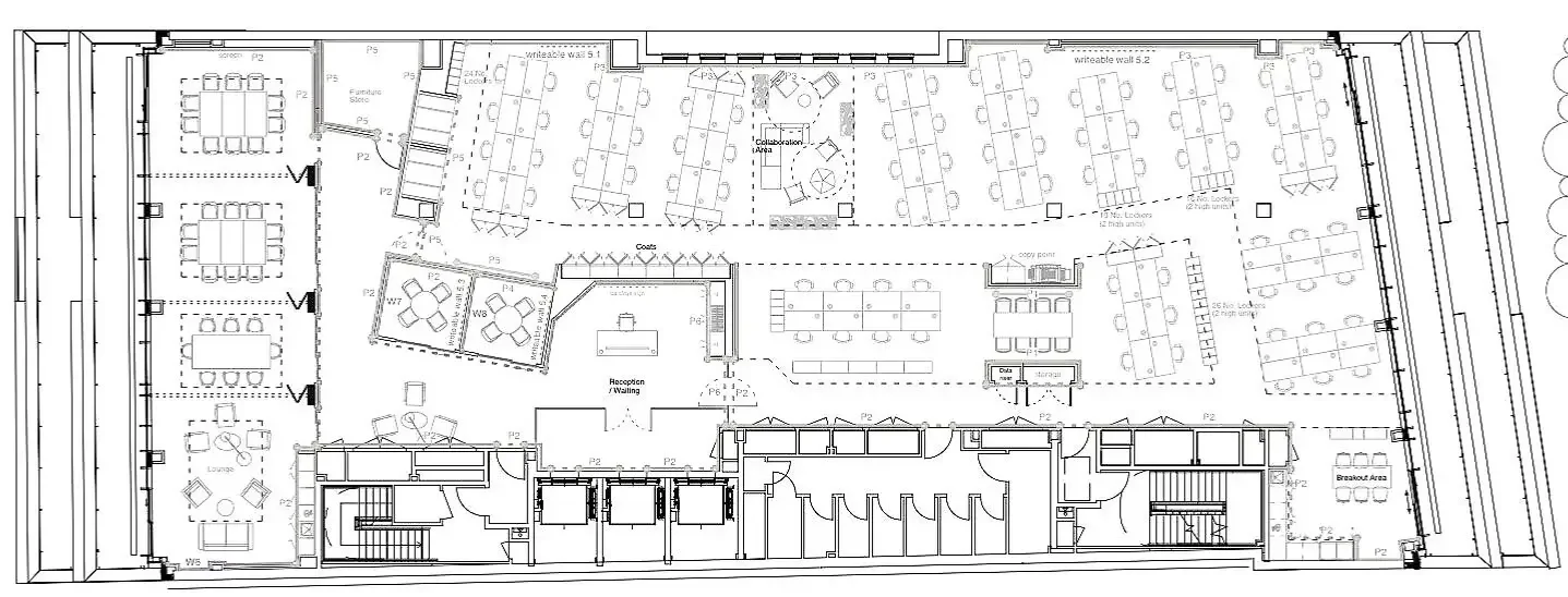 Commercial drawn plans