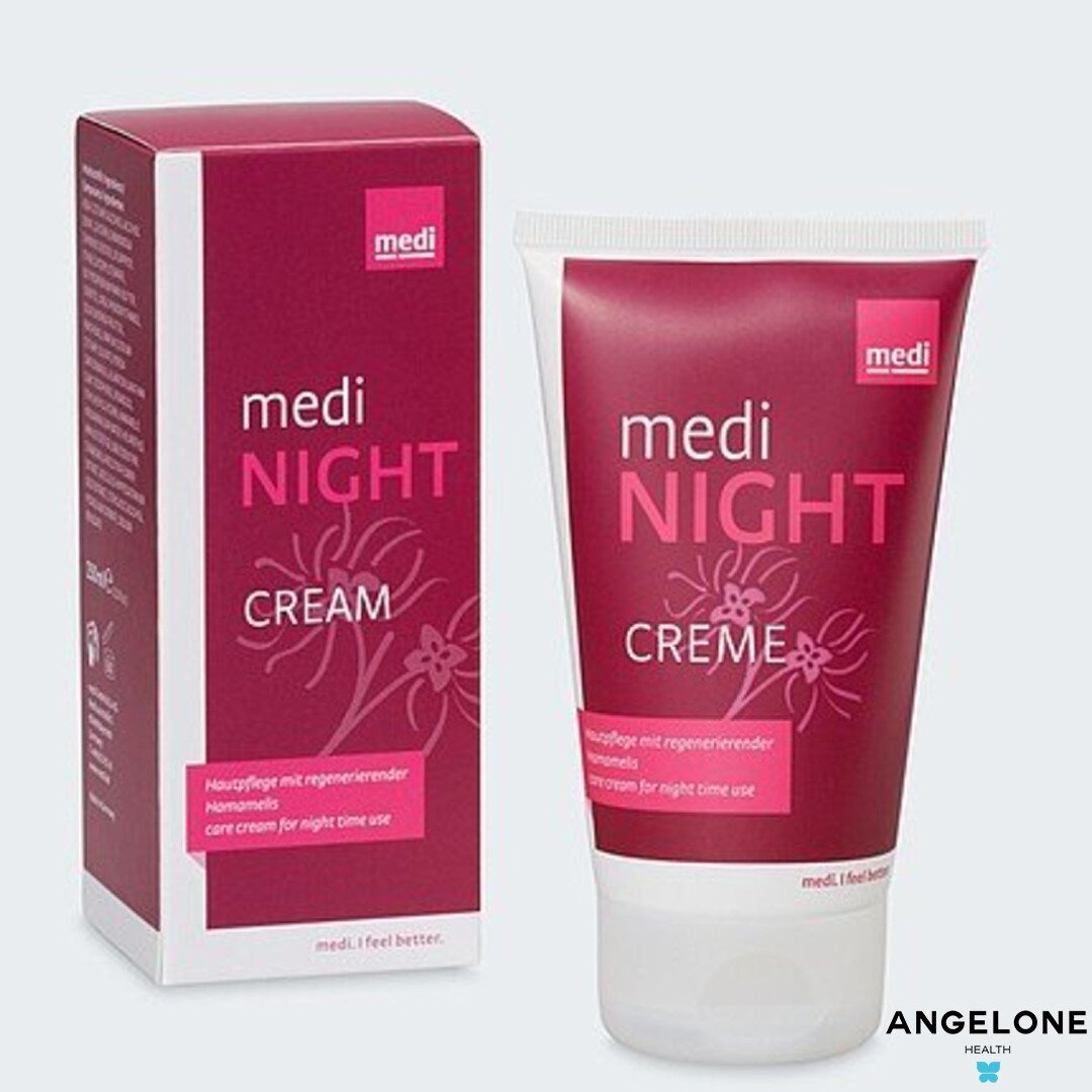 Medi Night Cream heals and relaxes the superficial layers of the epidermal.
Helps regulate water balance.

Accelerates regeneration and improves skin appearance.

Apply on the skin after removing compression garments and gently massage into the skin.