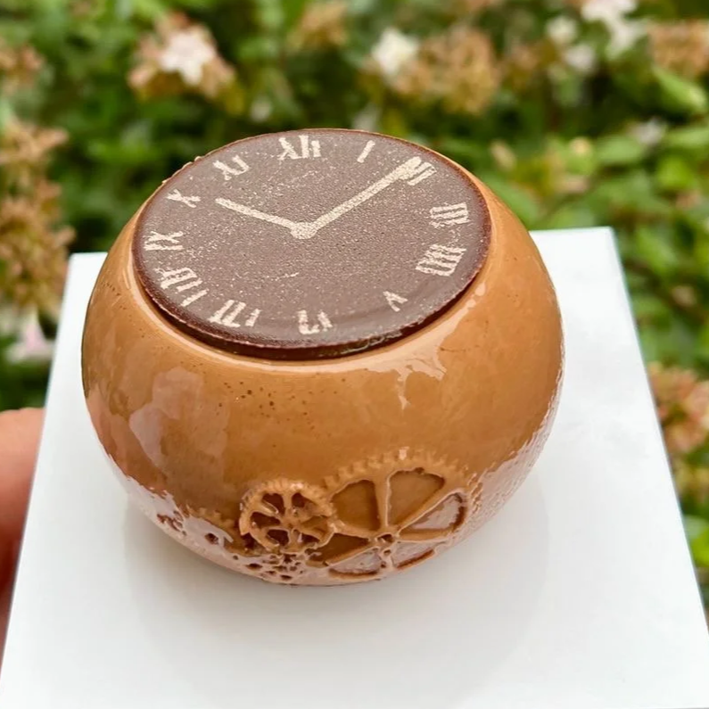 Entremet Signature chocolat noisette passion
