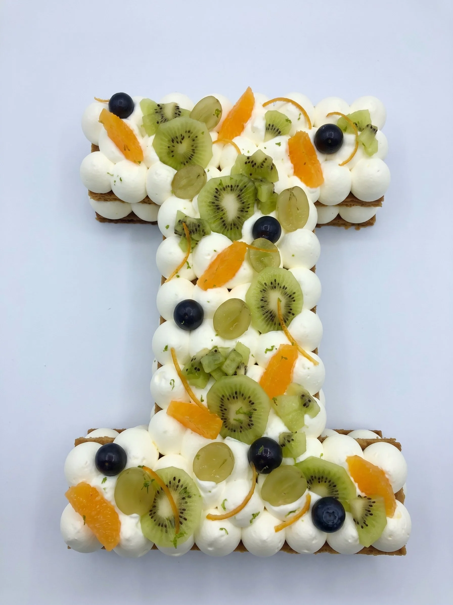 Letter Cake Blanc - 6/8 personnes