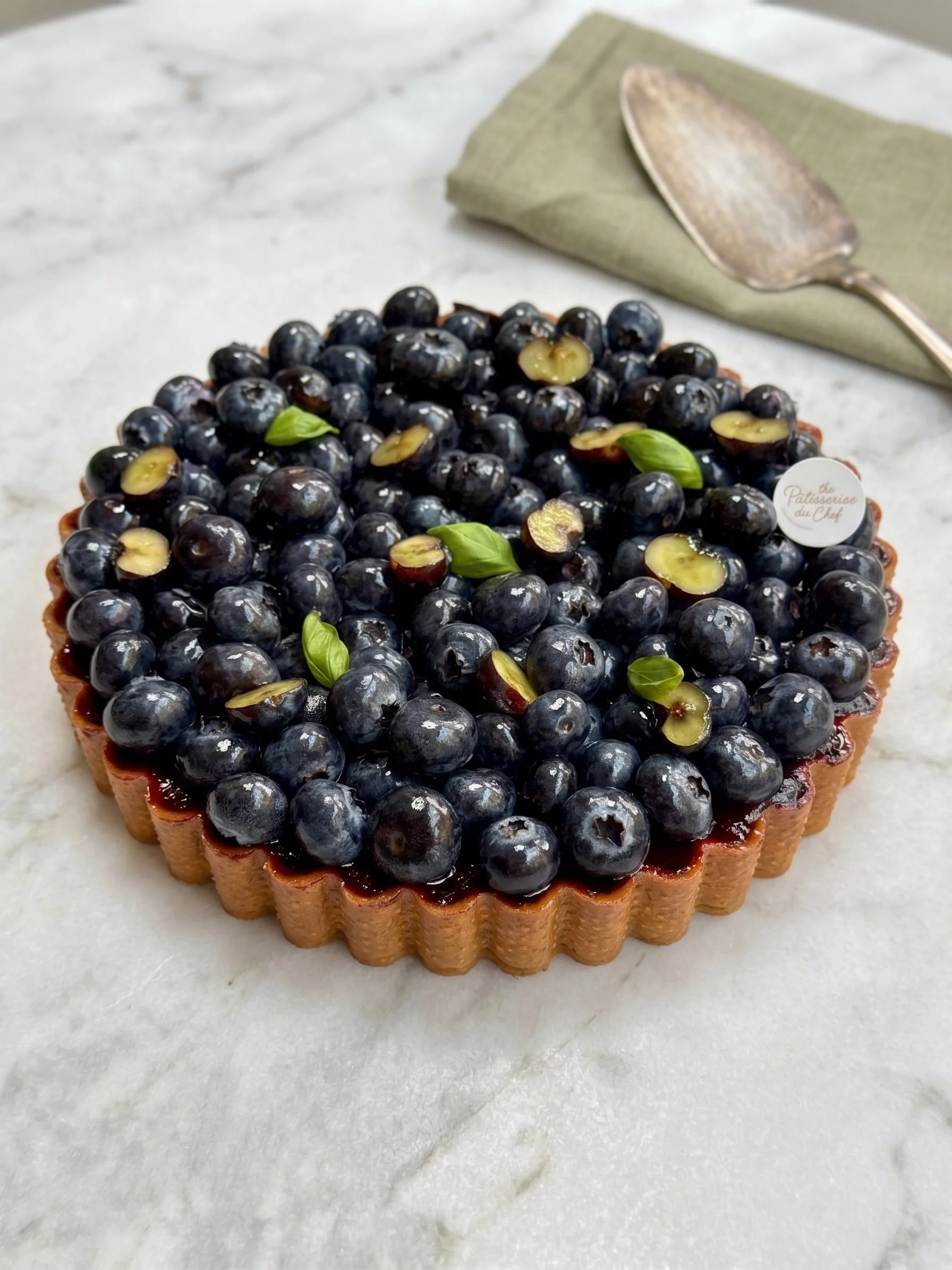 Tarte Myrtille Basilic