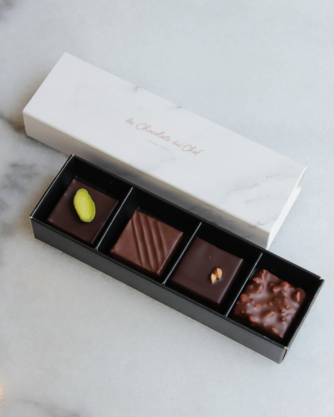 Coffret 4 chocolats au choix