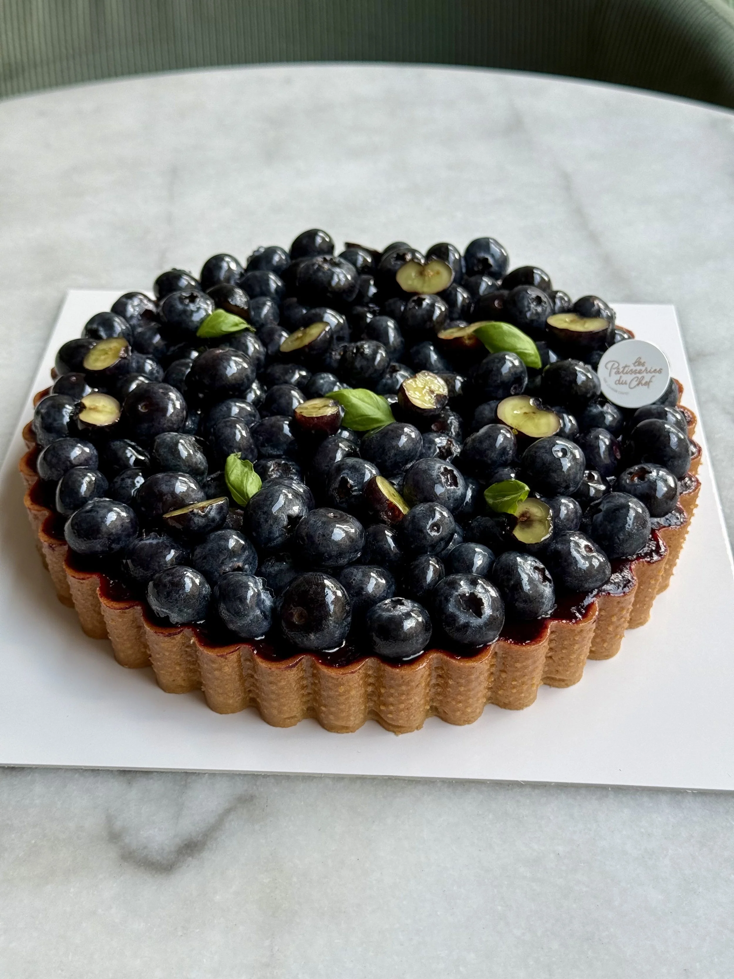 Tarte Myrtille Basilic