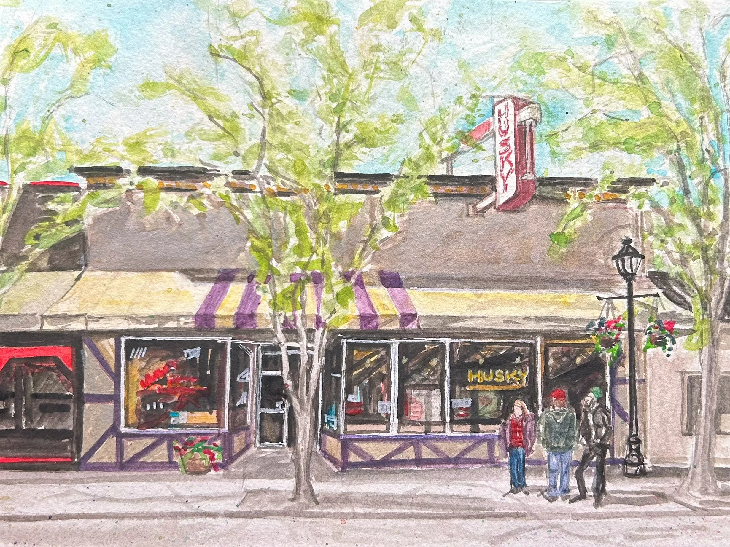 
New West Seattle Watercolor Paintings for My Columbia City Gallery Feature Show