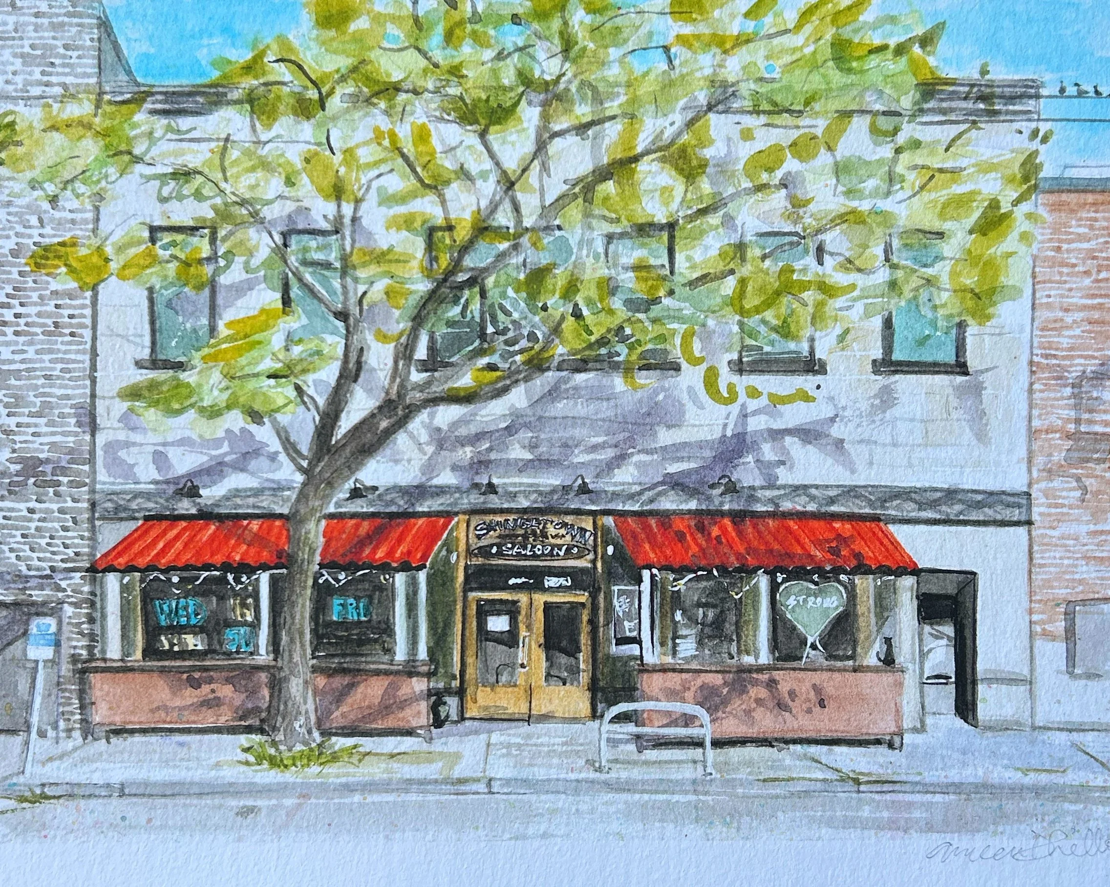 Shingletown Art Print--Ballard