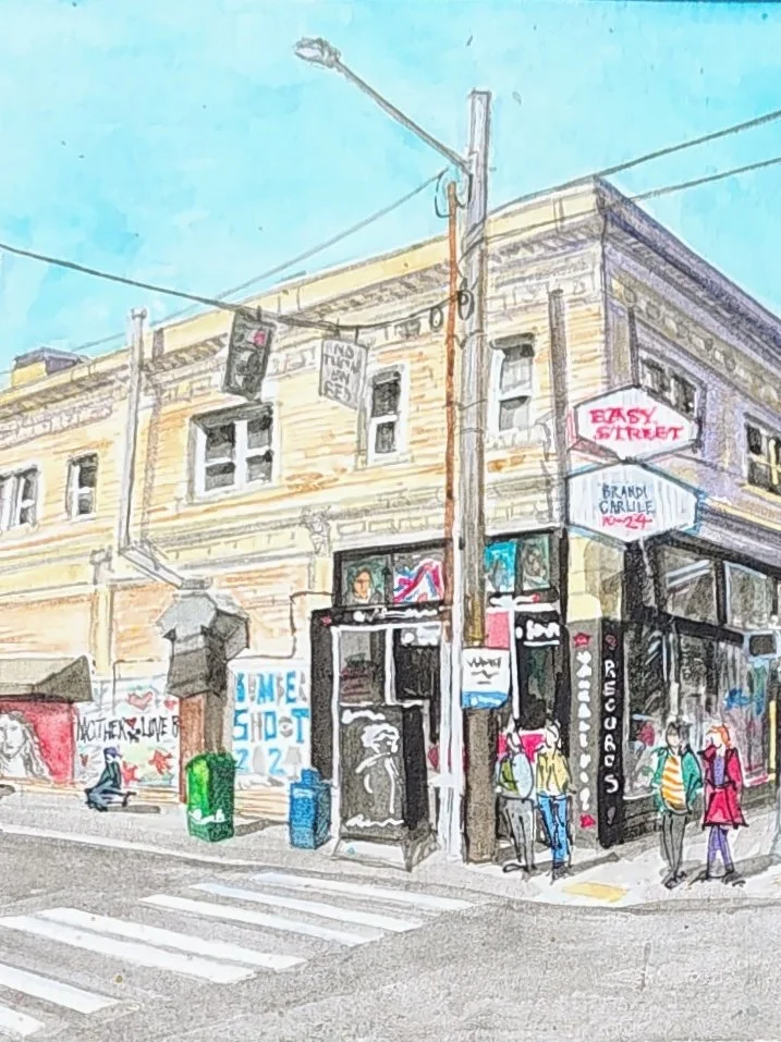 Easy Street Records Art Print -- West Seattle
