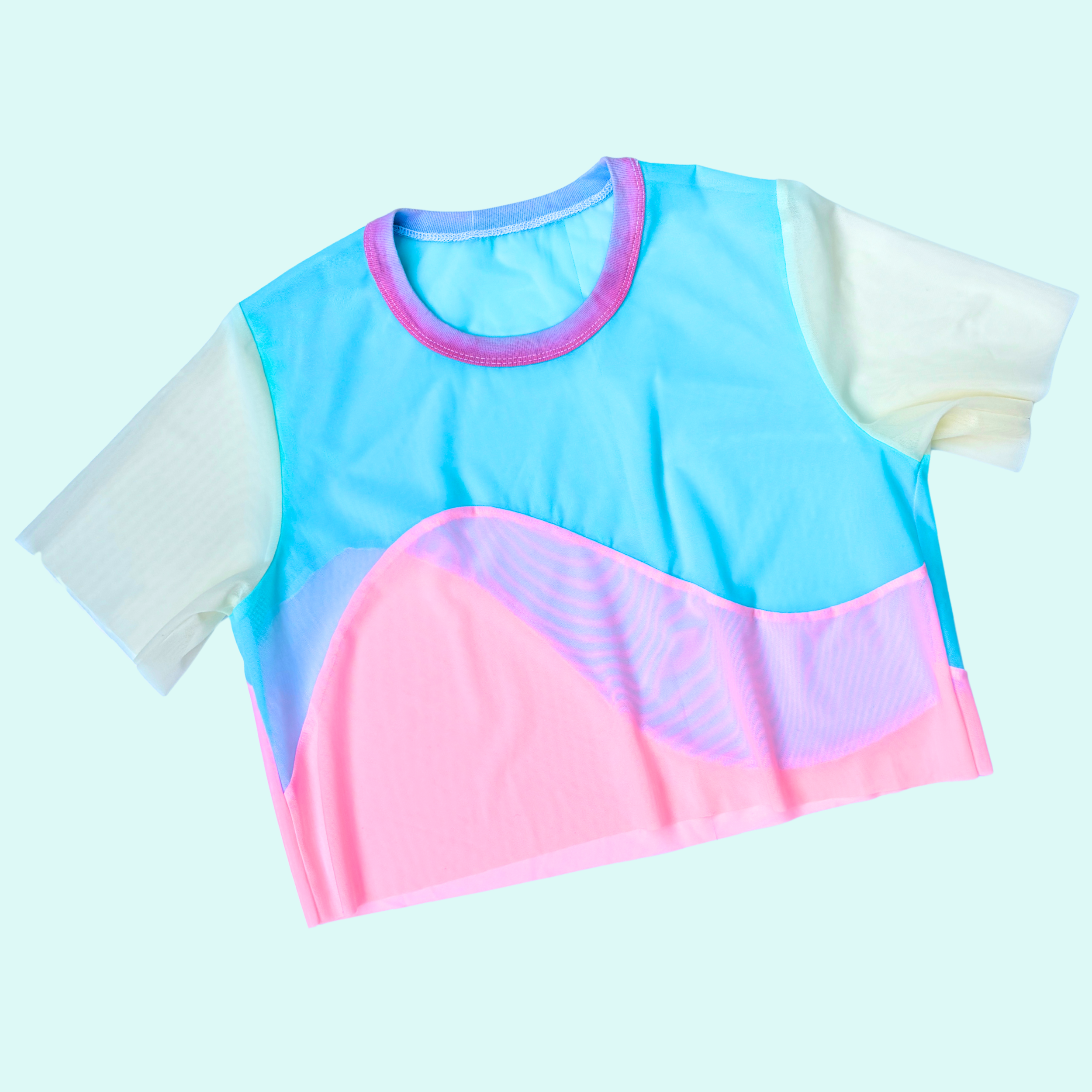 Trans Pride Crop