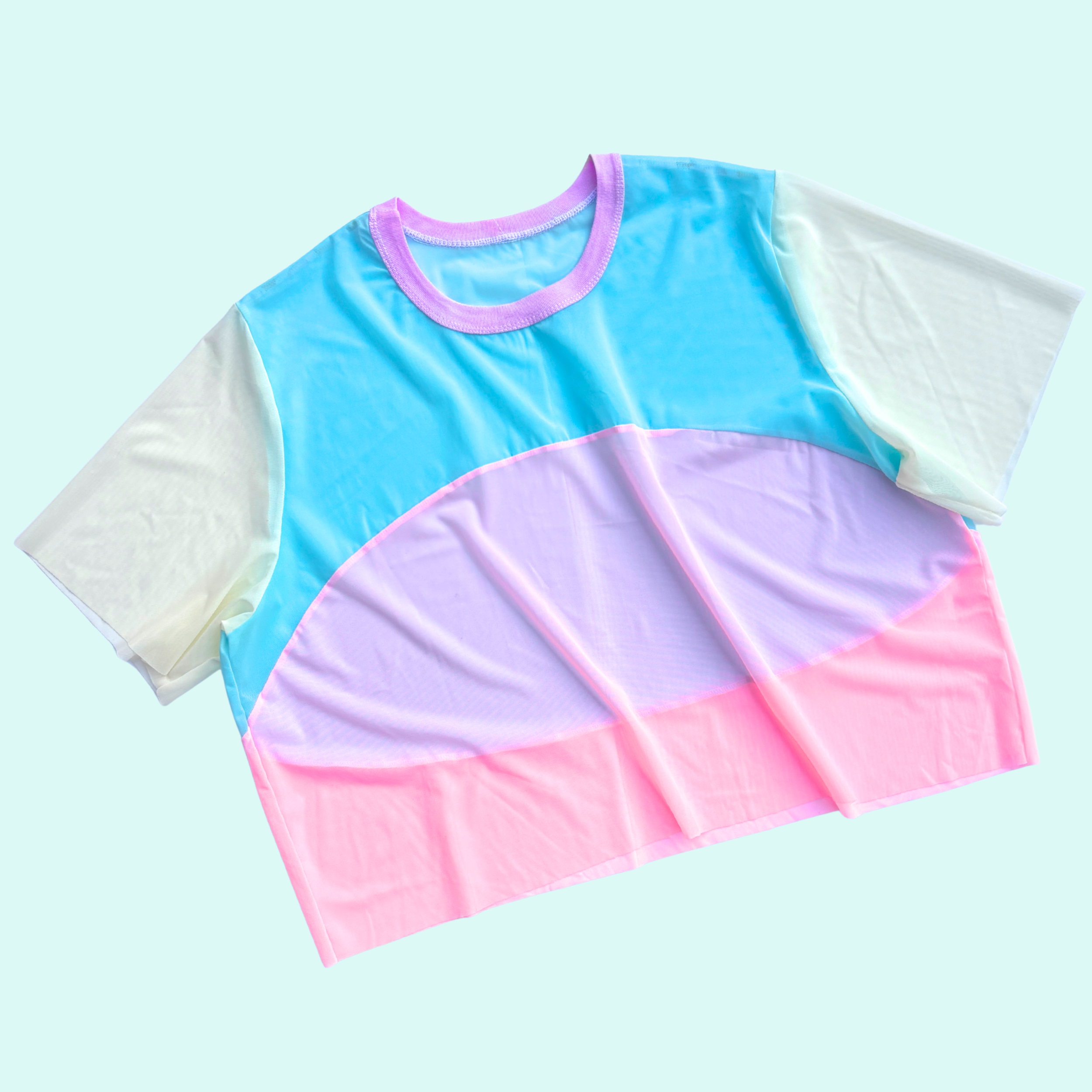 Trans Pride Crop