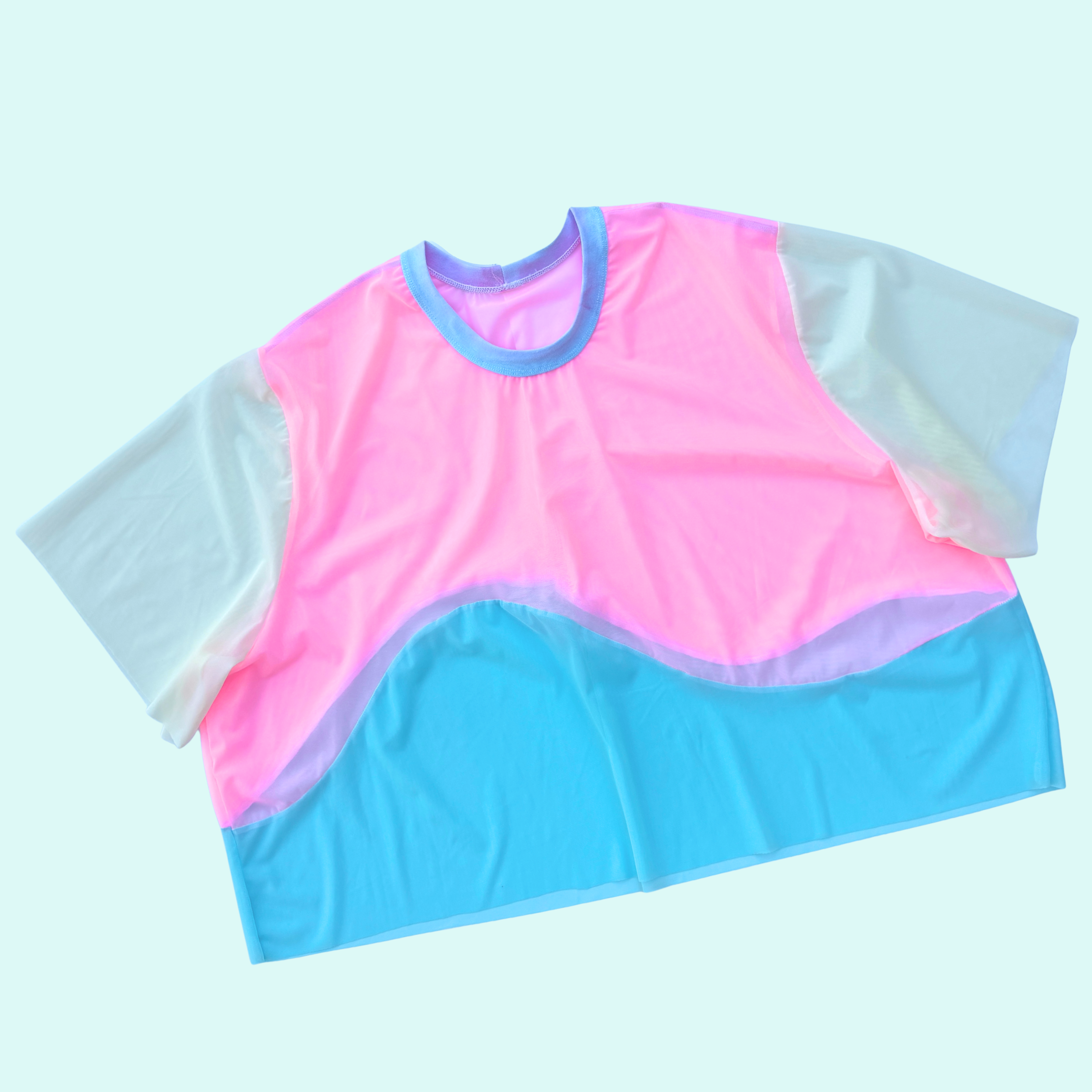 Trans Pride Crop