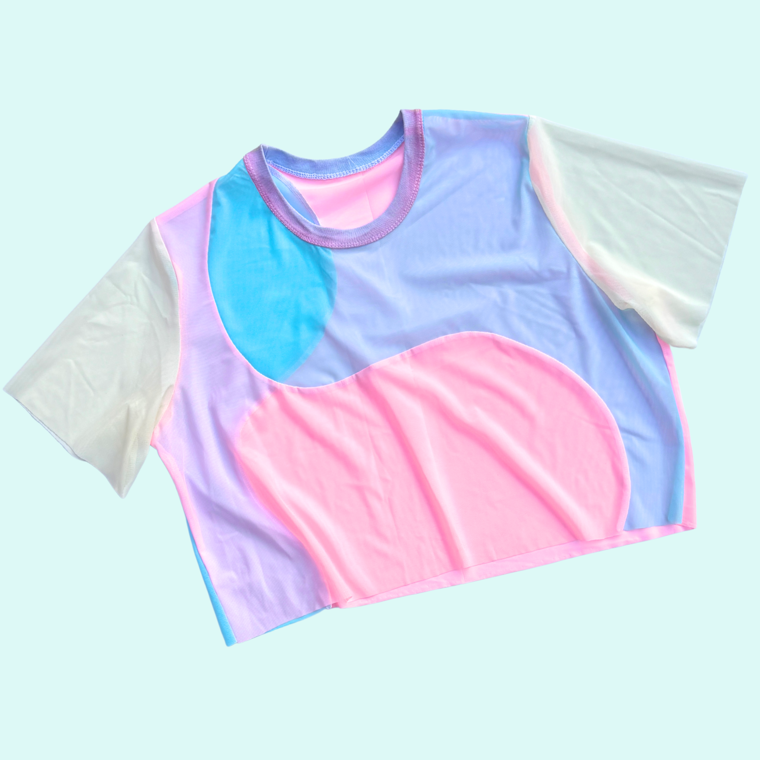 Trans Pride Crop