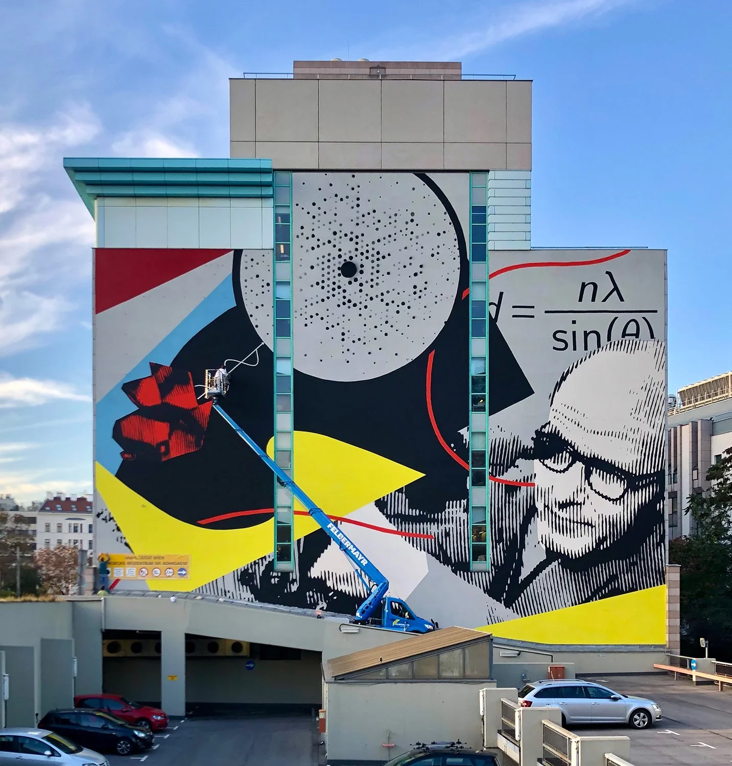 Max Perutz Mural Vienna