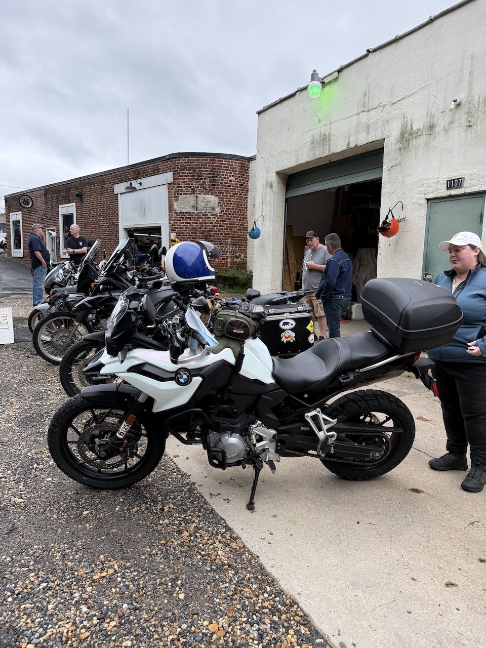 Bikes & Breakfast Fredericksburg was a little misty!