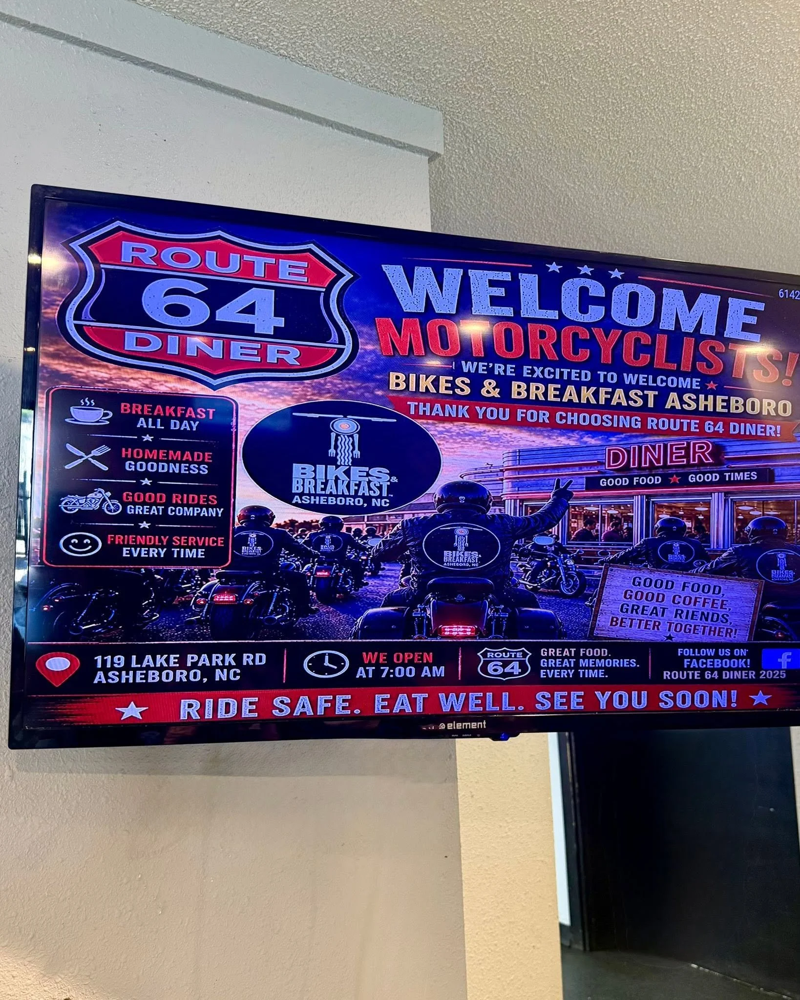 Bikes &amp; Breakfast Asheboro