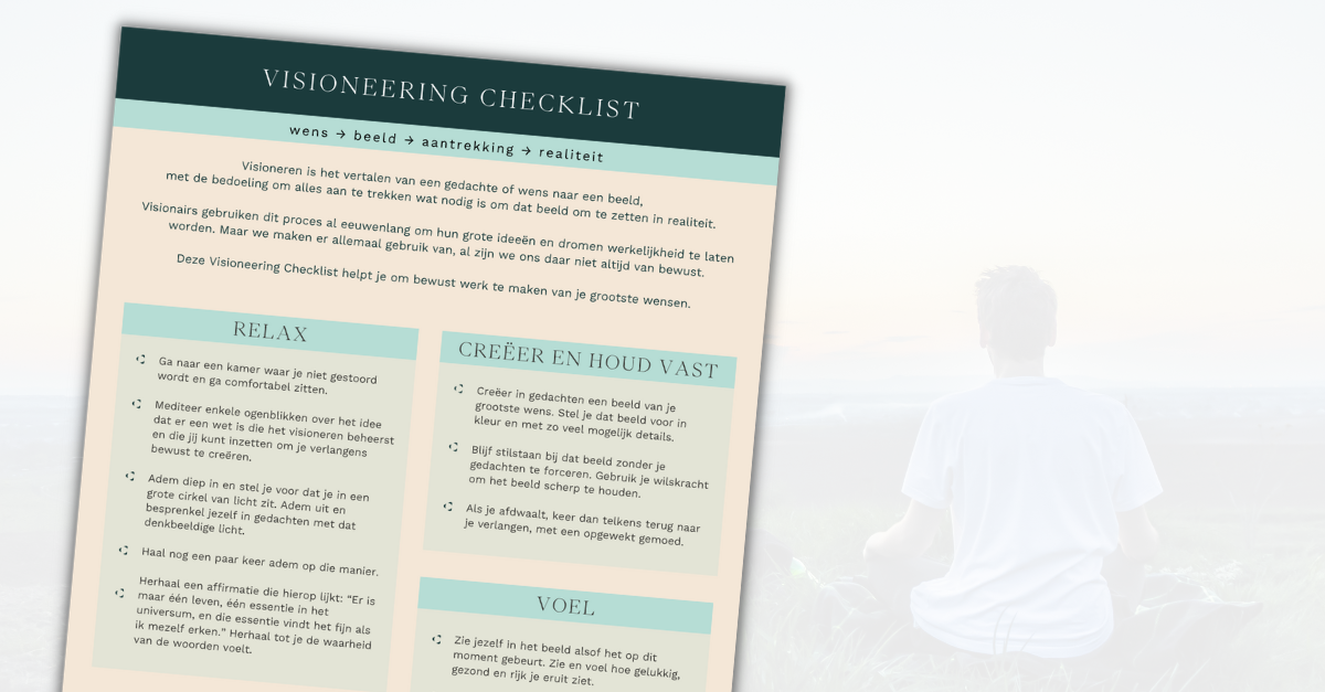 Visioneering Checklist — Mind Transformers