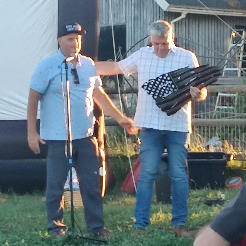 Utah Patriots presented the &quot; torn flag &quot; to Phil Lyman Utah State Representive for his dedication,  sacrifice and relentless fight for truth and freedom . Richard Prazen was the creator of the art work , thank you Rich. 

This was awesome!