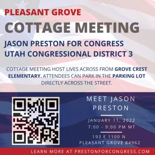 Pleasant Grove Cottage Meeting with Jason Preston 1-11-22