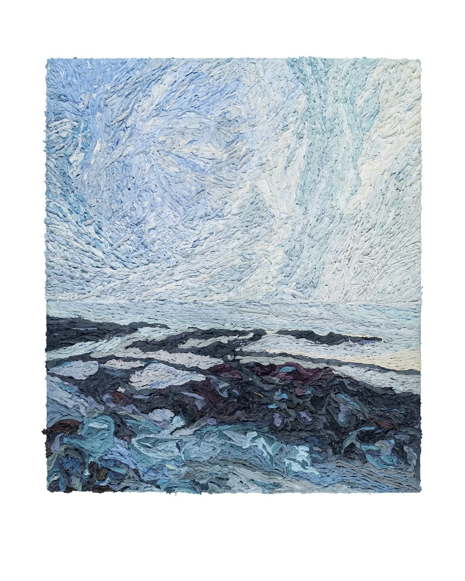 43°20'37.1"N 70°30'27.4"W - Signed Artist Print - 16x20in