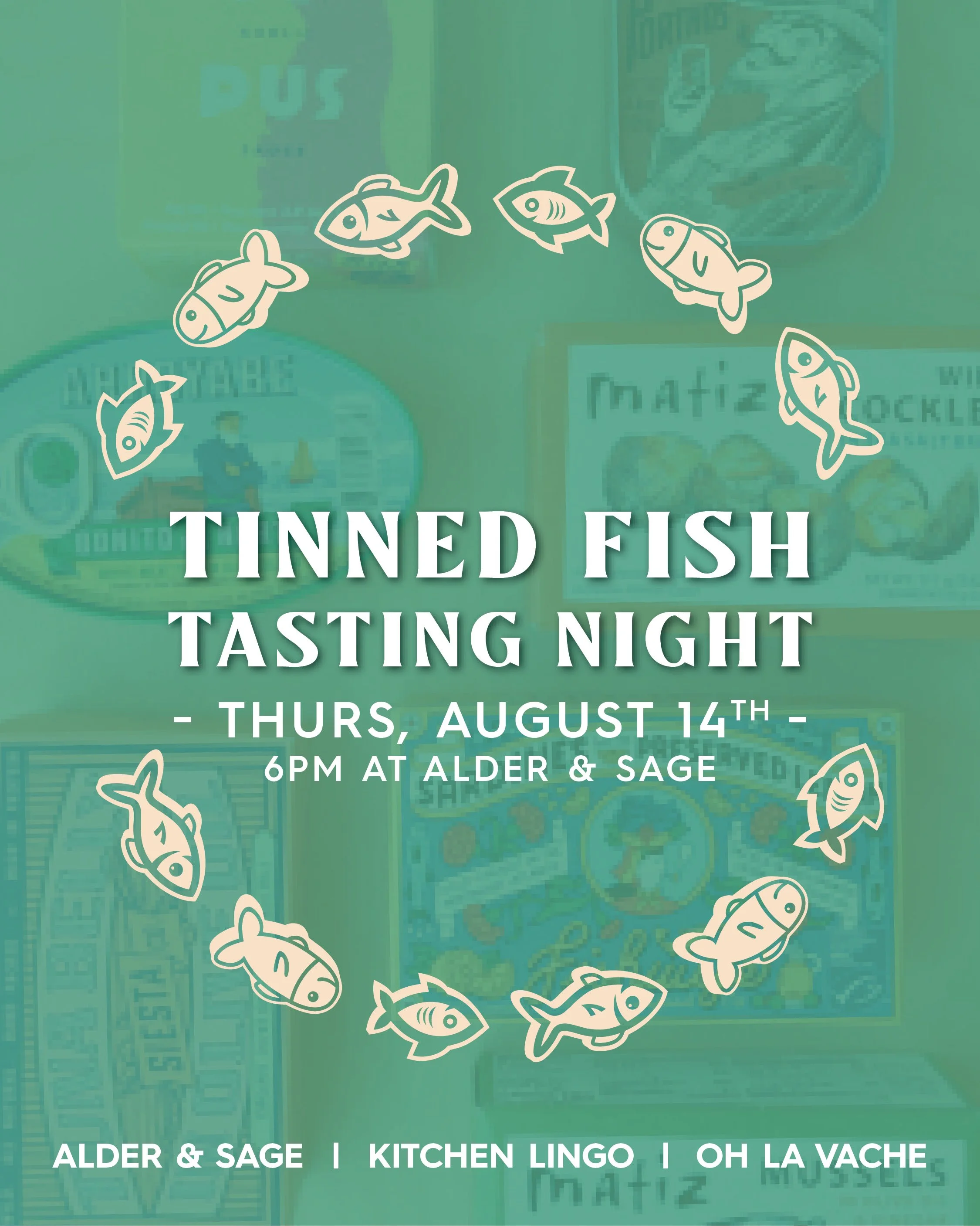 Tinned Fish Tasting Night - AUGUST