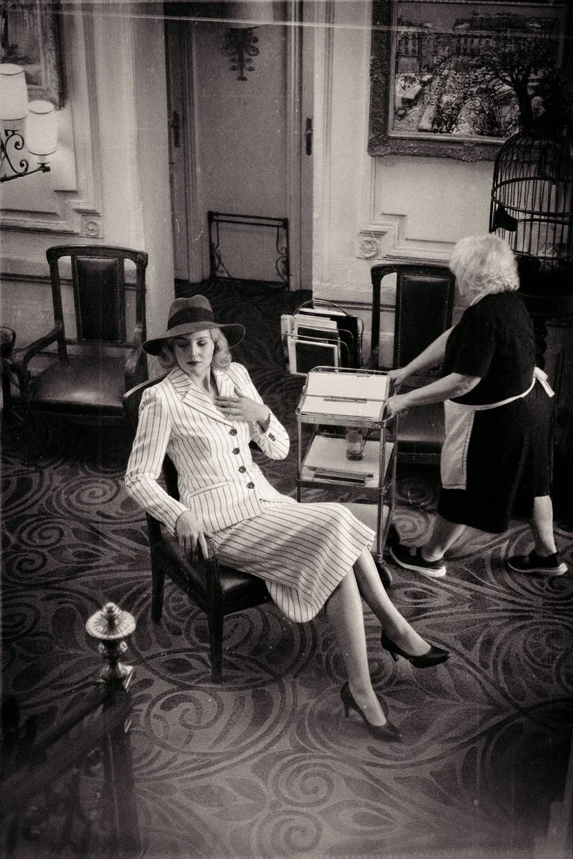 Waiting for the concierge, Paris, 2025.