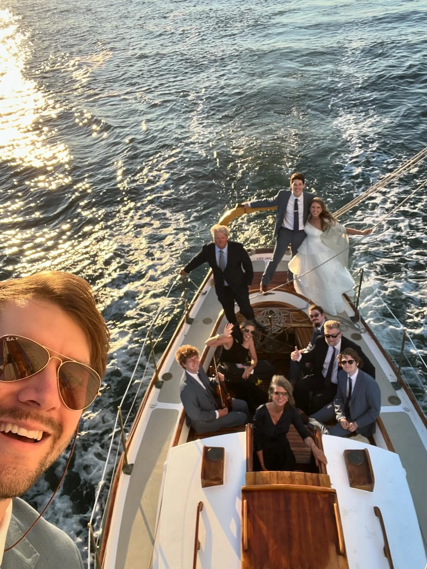 Can always count on @jamesgenthner to get the shot from the rigging!