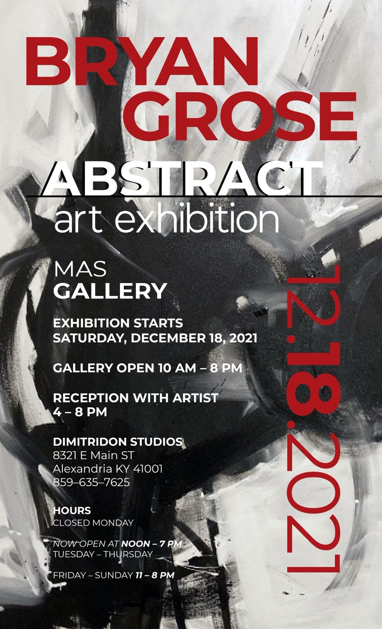Bryan Grose Abstract Art Exhibition
