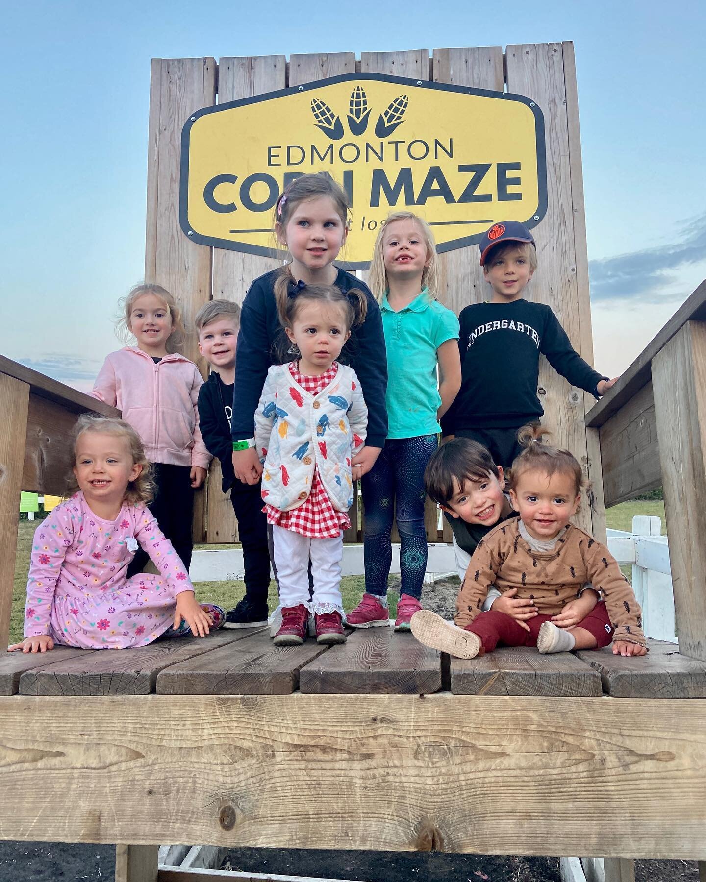 The annual cousins @yegcornmaze night! This year was bigger &amp; better than ever; love this crew 🌽 Neat to see the next generation of cousins all causing chaos together 😂 and awesome to catch up with family; it&rsquo;s truly a miracle we made thi