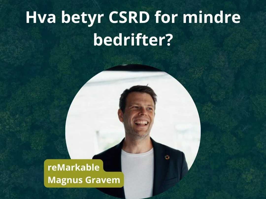 Webinar: hva betyr CSRD for mindre bedrifter