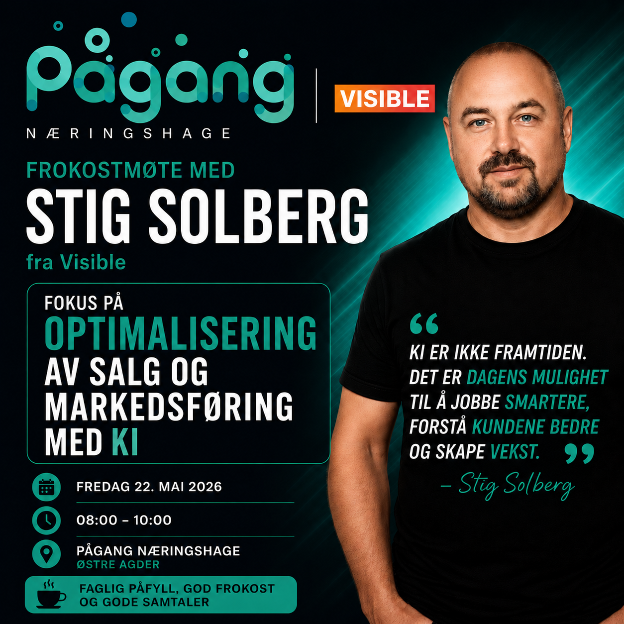 Frokostmøte: Optimalisering av salg og markedsføring med KI