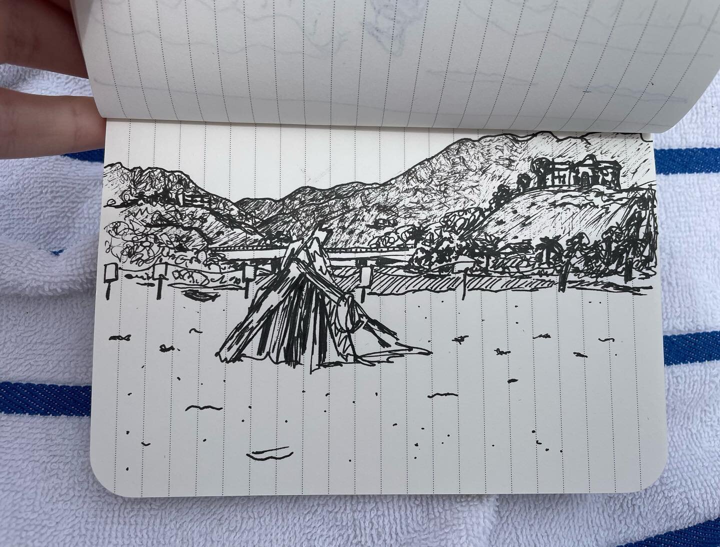 Sketches from places I went solo this weekend. Malibu Lagoon and Huntington Gardens. They&rsquo;re not good sketches but they were fun attempts. Bad art is better than no art.