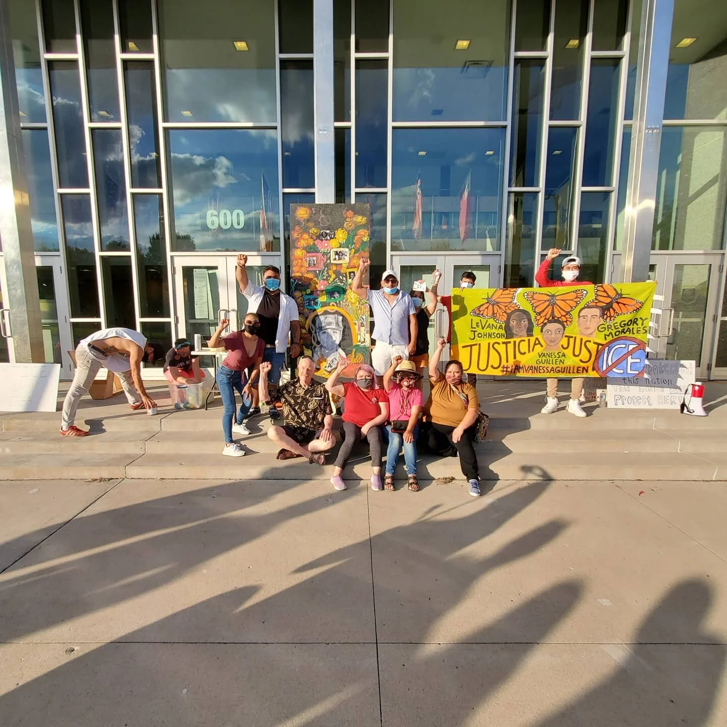 Vanesas Guillen protest