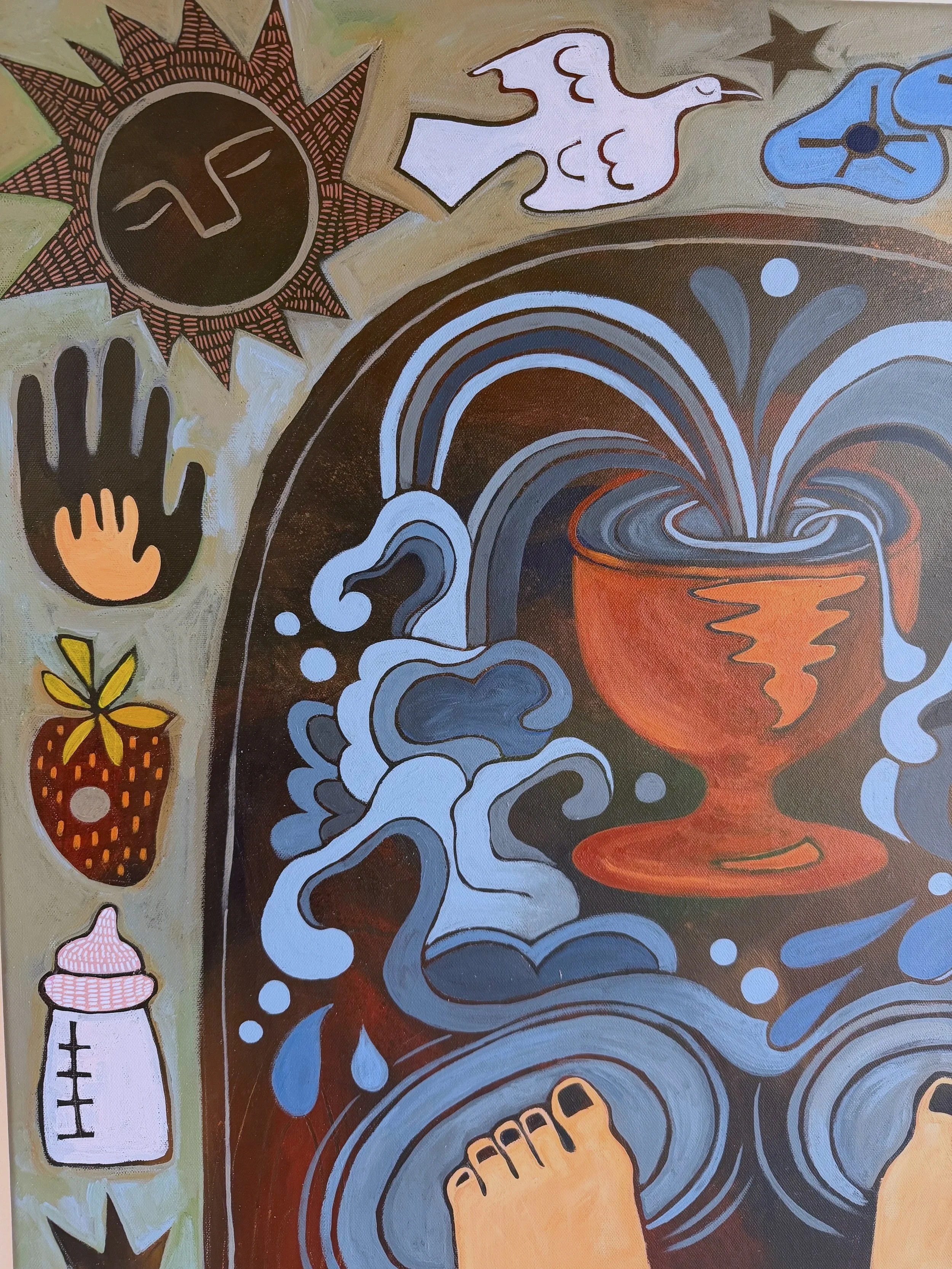 Detail of "Overflow"