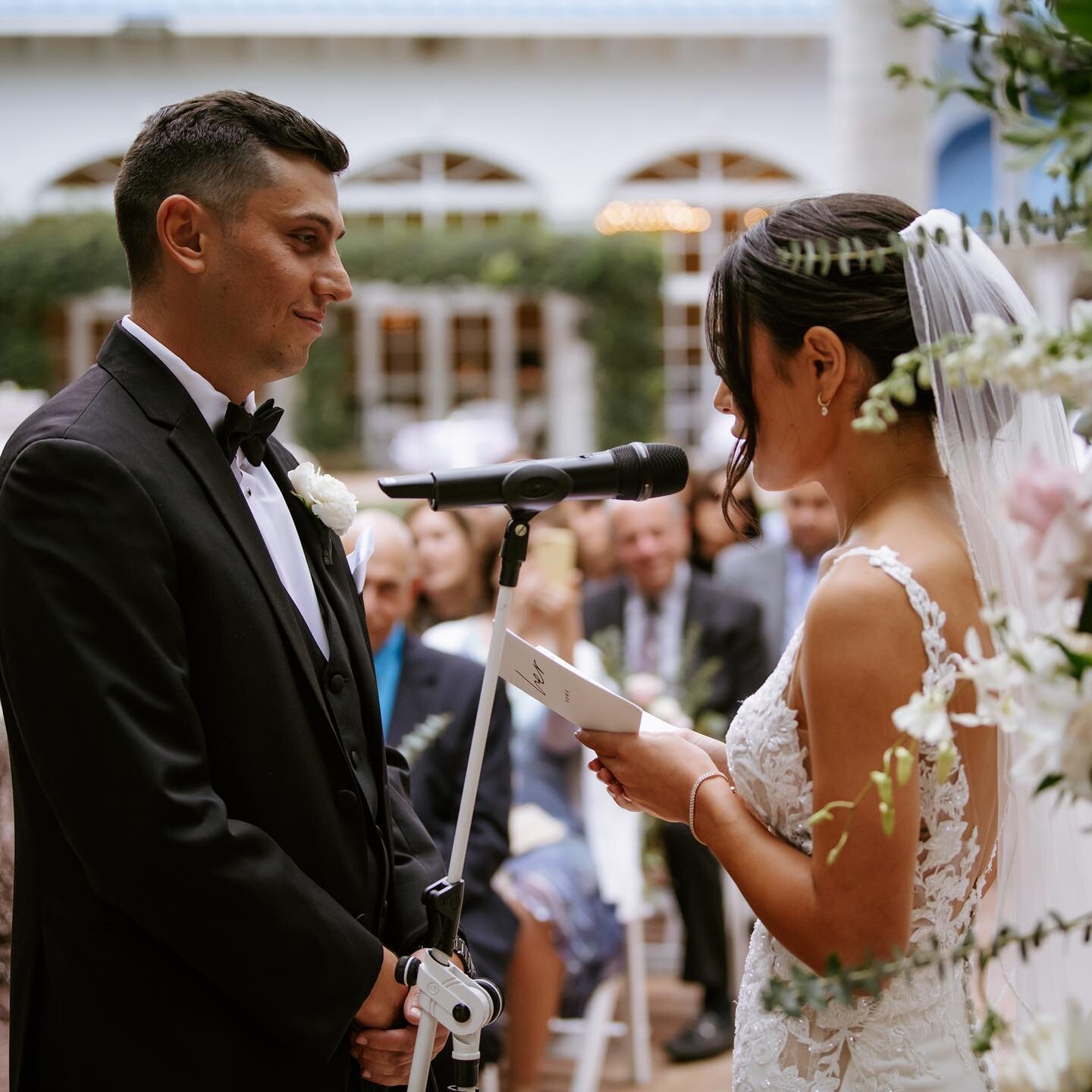 Bride: @juliabressler
Groom: @j_bressler
Photography + Film: @the_wild_eyed
Venue: @deercreekflweddings
Planner: @stephanieverrmarweddings
Hair + makeup: @Bombshellmakeovers
Dress: @bocaratonbridal
Groom&rsquo;s Attire: @menswearhouse
DJ: @soundevent