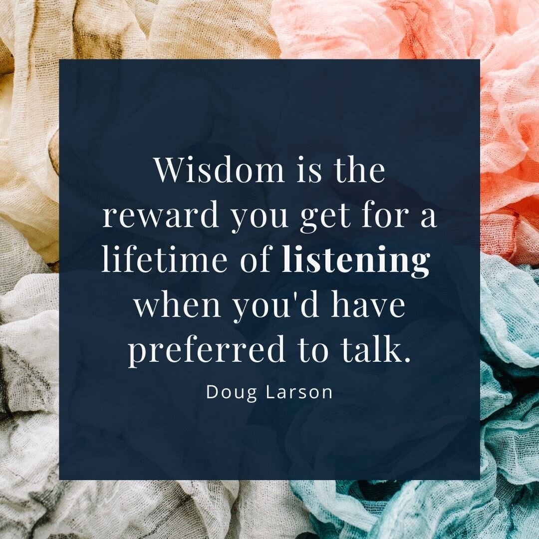Happy #WorldListeningDay! 

Make the phone call you&rsquo;ve been putting off and catch up with a good friend or listen to your child talk about their favorite hobby. It&rsquo;s time to listen a little more, for it is in listening that we learn the m