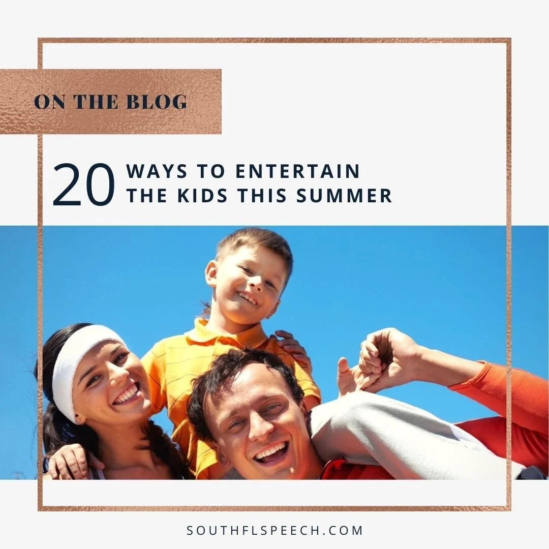 These fun activities will have the kids and YOU enjoying every moment. Check them out! [LINK IN BIO]

👩🏽&zwj;⚕️ Follow @southfloridaspeechsolutions for speech language therapy facts, tips, games, and giveaways.

🗣 305-614-2102
🗣 southflpeech.com 