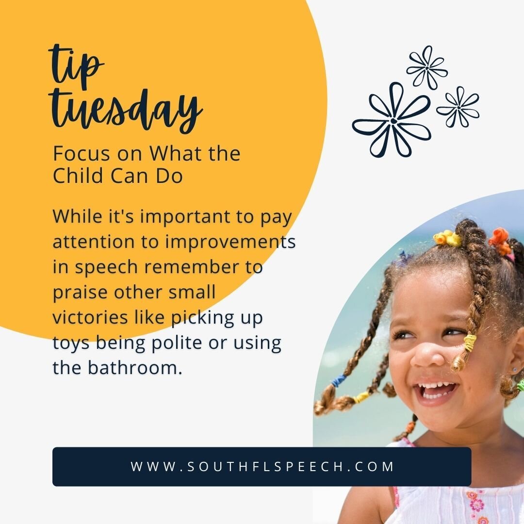 CELEBRATE ALL OF THEIR ACCOMPLISHMENTS ✨ While it's important to pay attention to improvements in speech remember to praise other small victories like picking up toys being polite or using the bathroom.

👩🏽&zwj;⚕️ Found this helpful? Like it, share