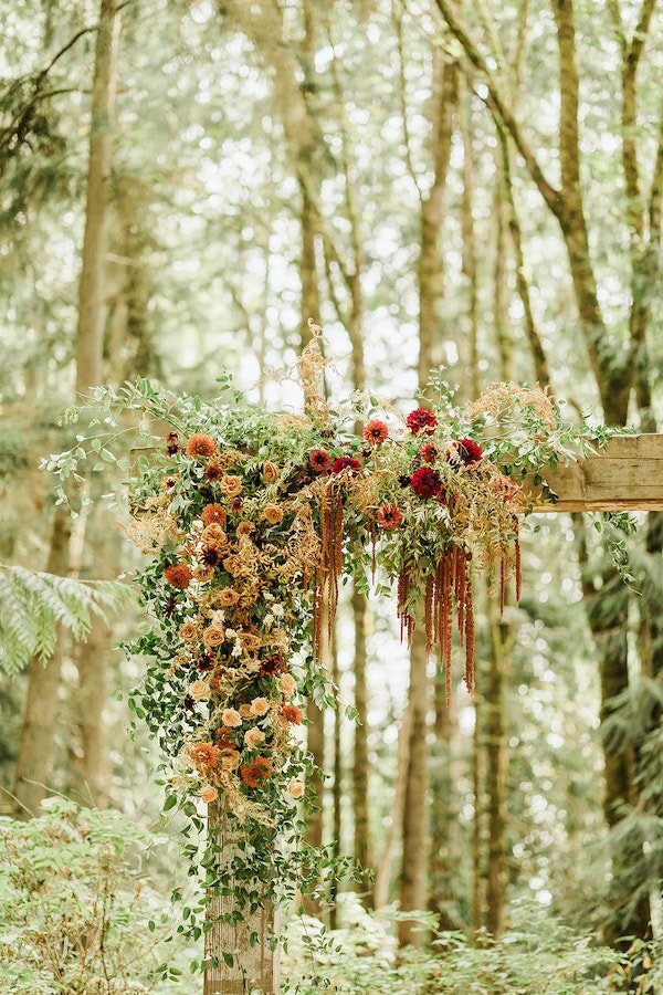 Fall Florals for a Wedding at Twin Willow Gardens