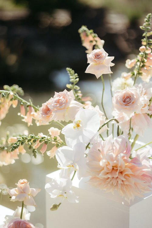 Orchid + Roses Floral Arrangement