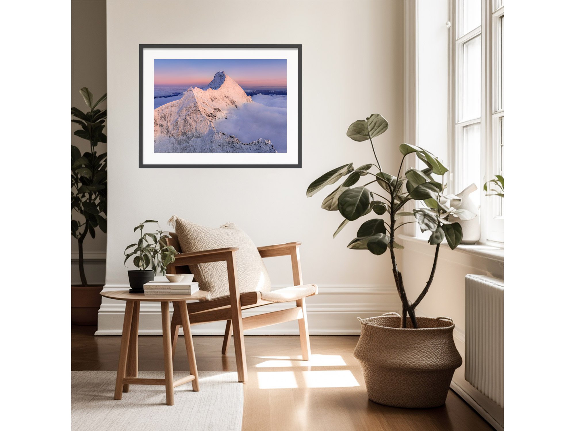 Mount Aspiring Sunrise Aerial NZ Print