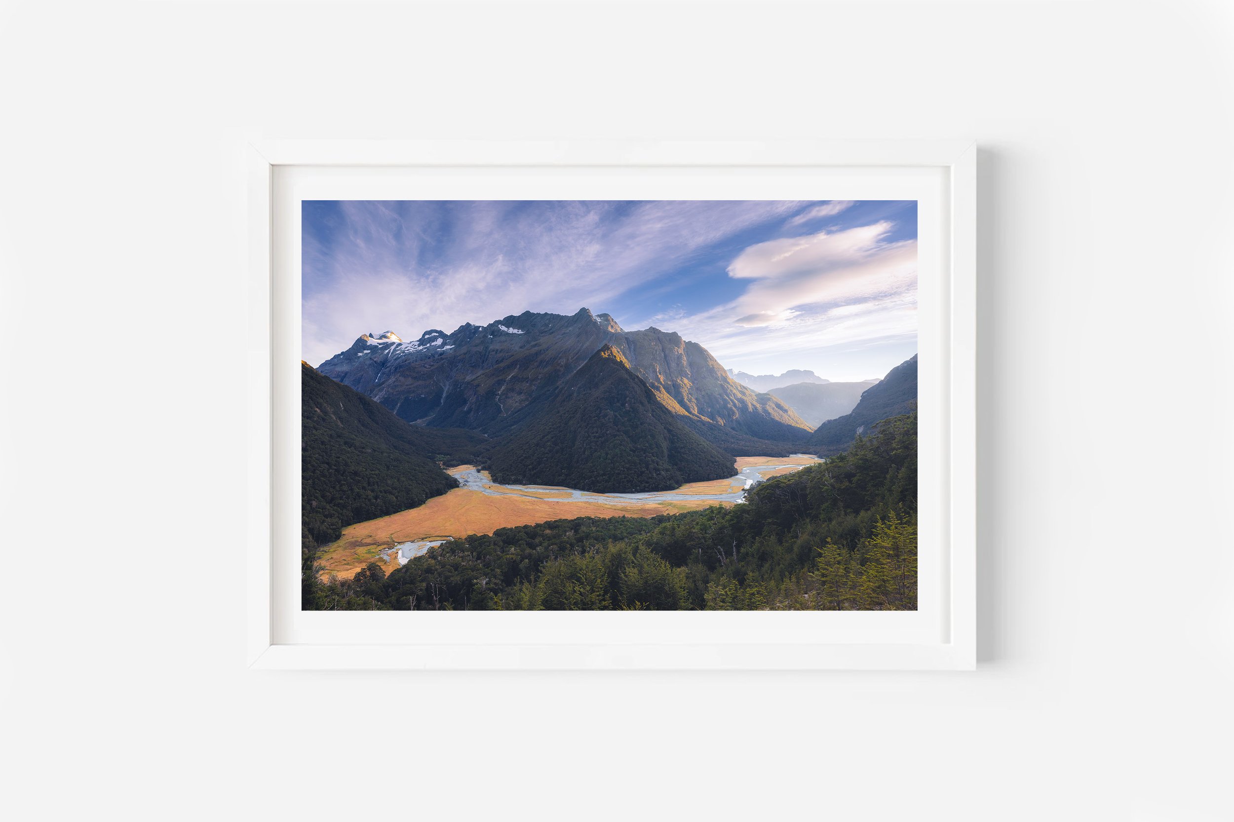 Routeburn Flats view Routeburn Track NZ Print