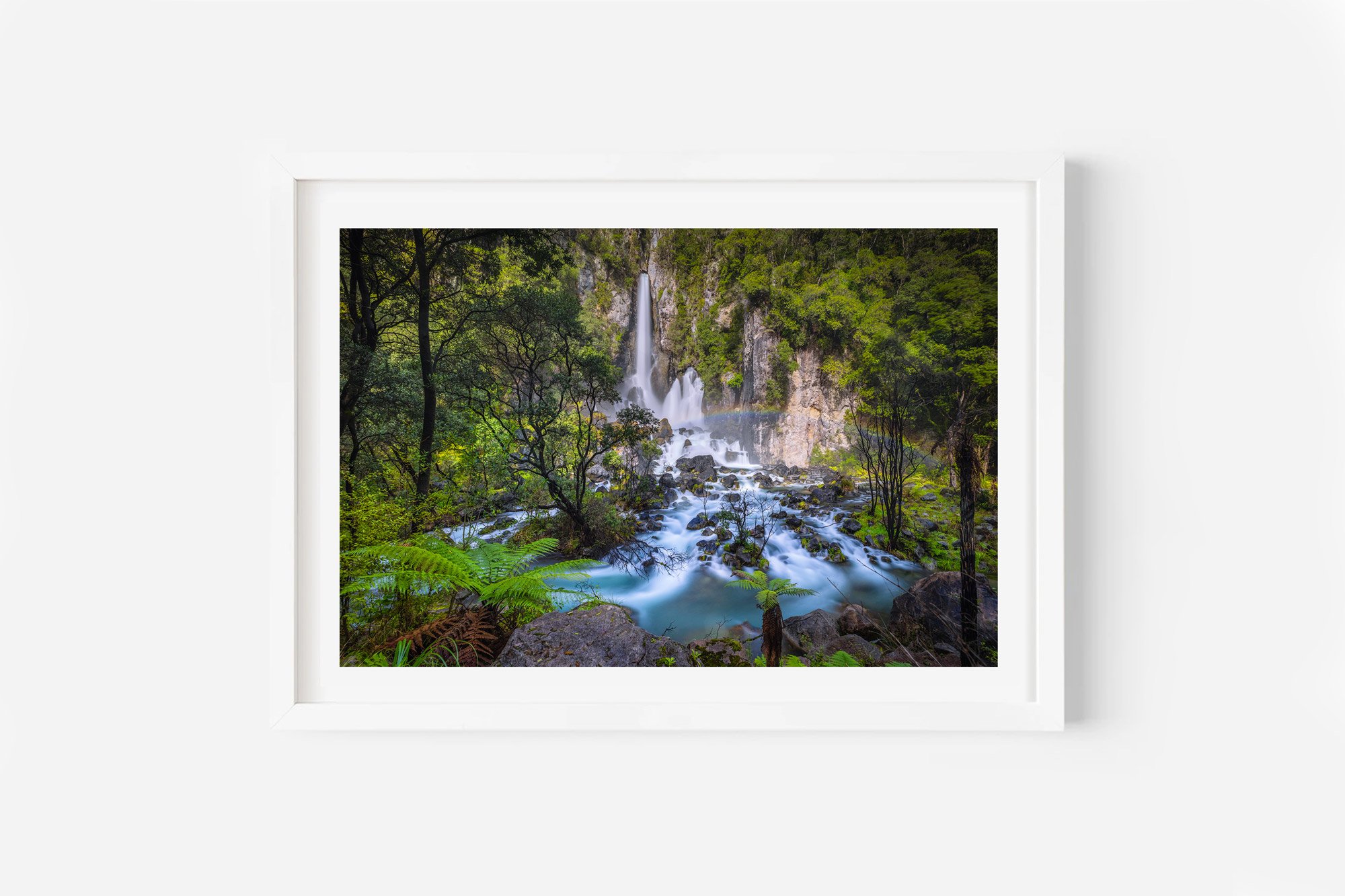 Tarawera Falls Rotorua Kawerau NZ Print