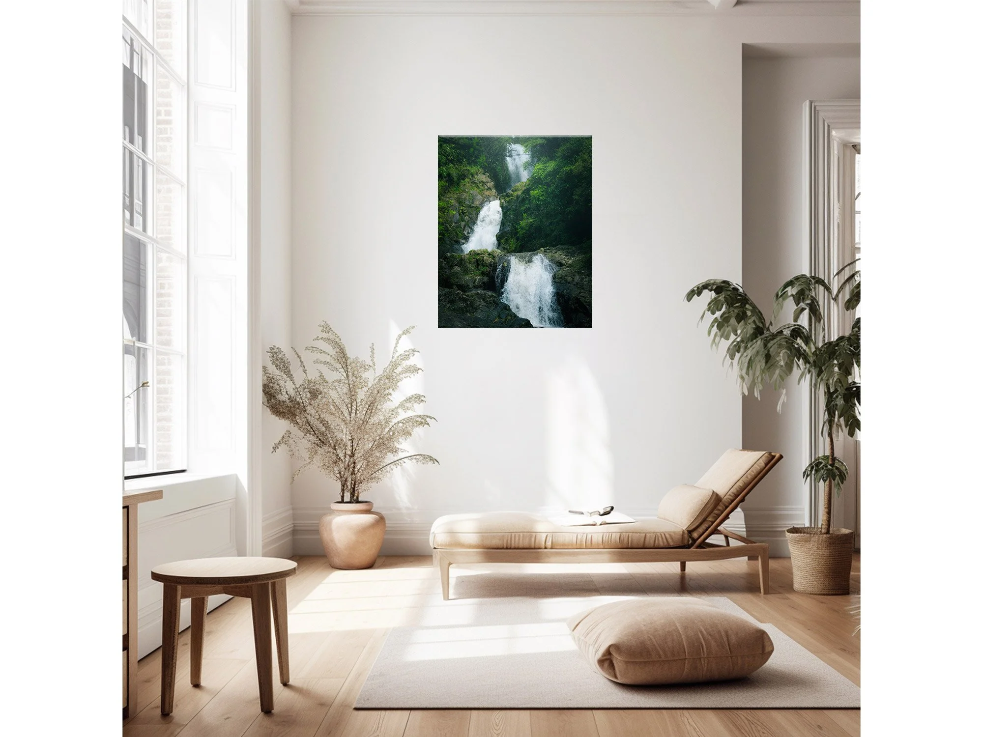 upper kaiate falls welcome bay tauranga print