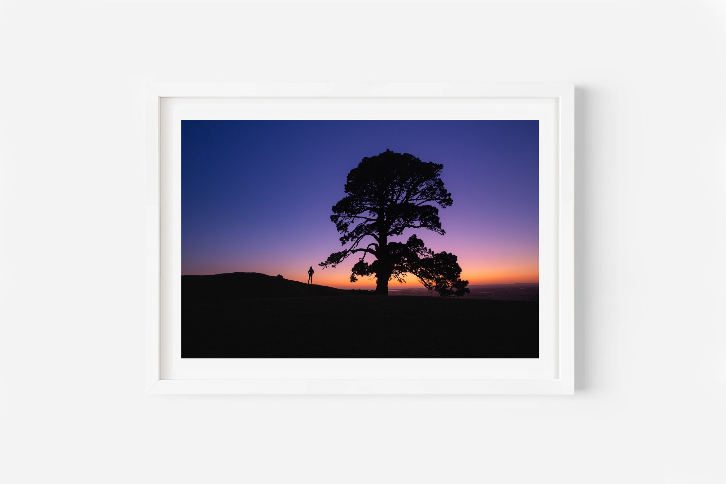 Papamoa Hills sunrise Bay of Plenty NZ Print