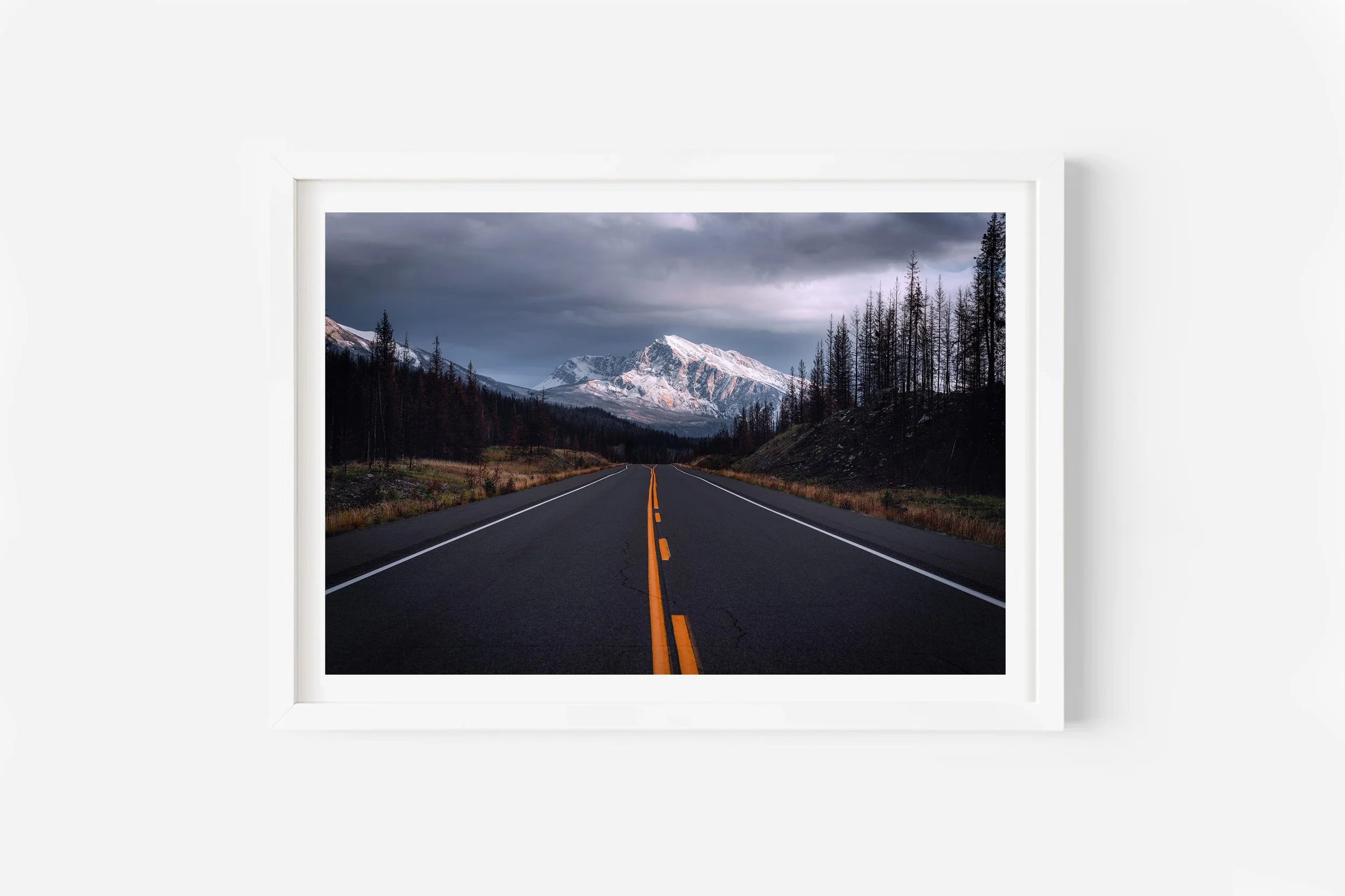 highway 19 jasper canada road print