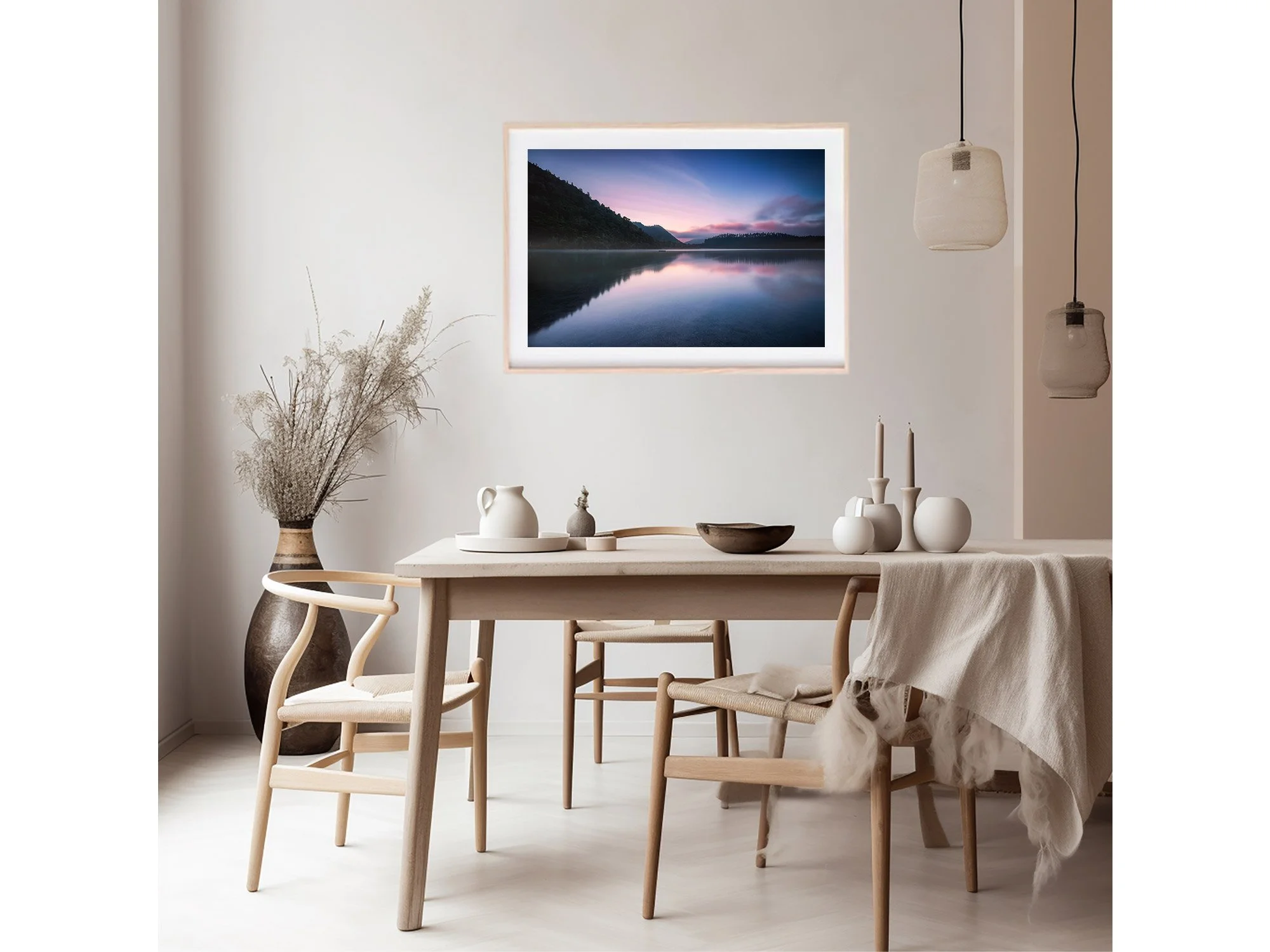 Top 10 Blue Lake Tikitapu Rotorua Sunrise NZ Print