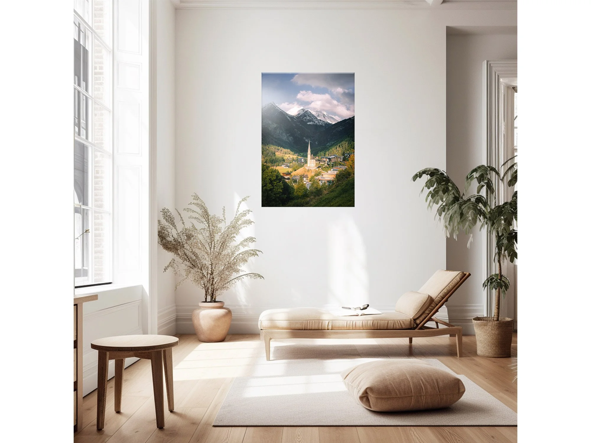 Church of St Vincent Heiligenblut Grossglockner Austria Print