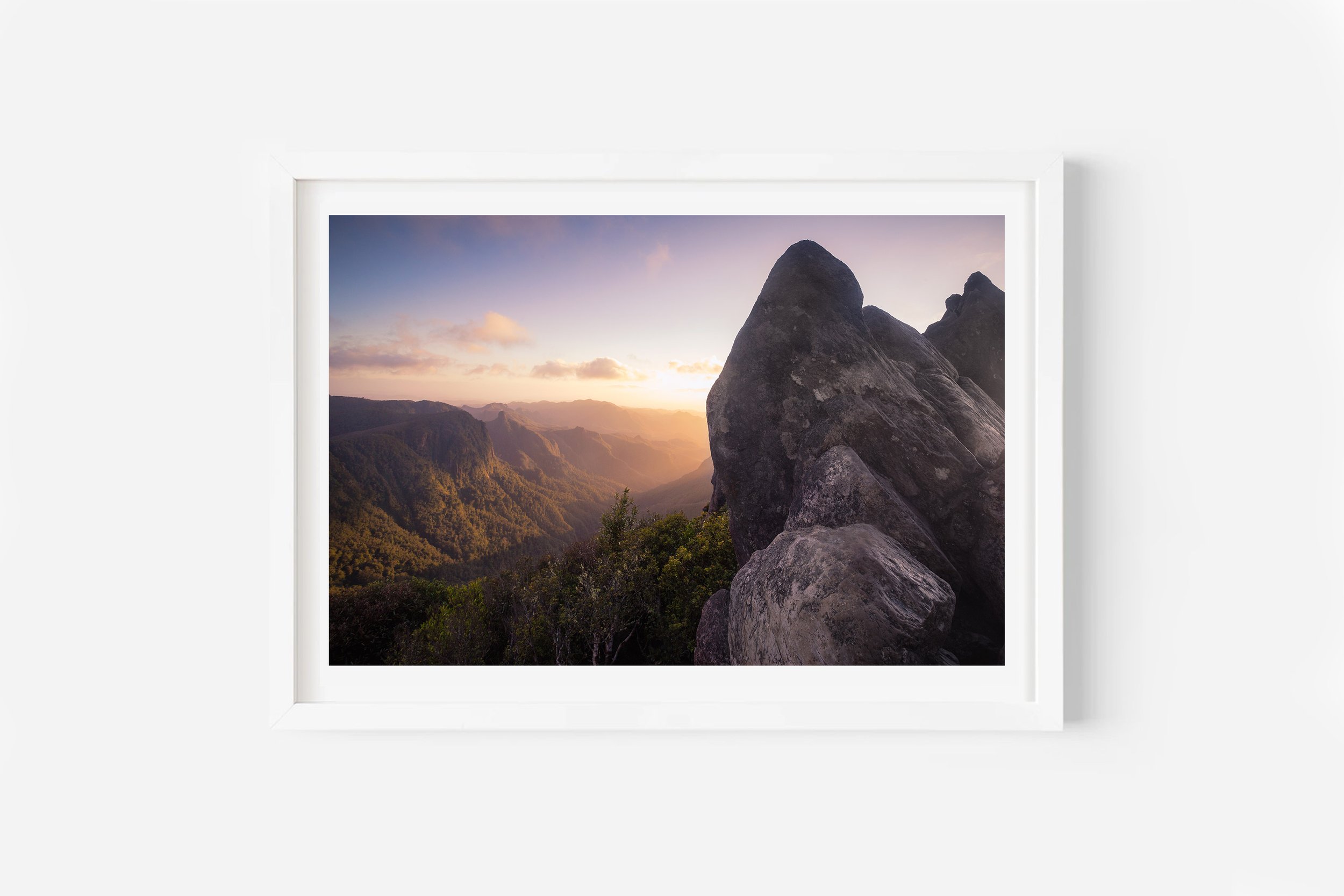 The Pinnacles Hike Sunrise Coromandel NZ Print